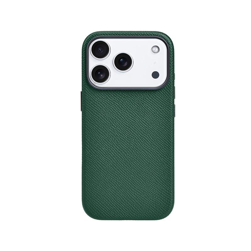 High Texture Business Sle Genuine Leather Case For IPhone 17 Pro Max 17 Air 17 Pro Skin-friendly Magnetic Charge Anti-Drop Cover