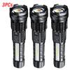 Strong Power 9000LM Flashlight Dual Led Zoom Torch 10 Lighting Modes USB Rechargeable Outdoor Portable Camping Fishing Lantern