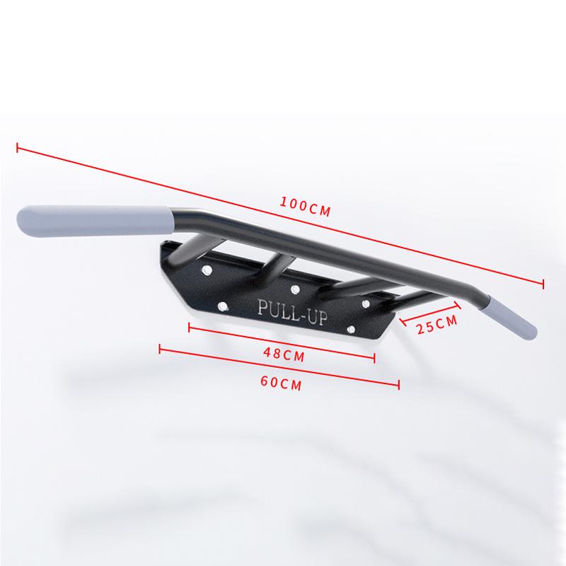 Wall-Mounted Multi-Grip Pull-Up Bar for Home Fitness
