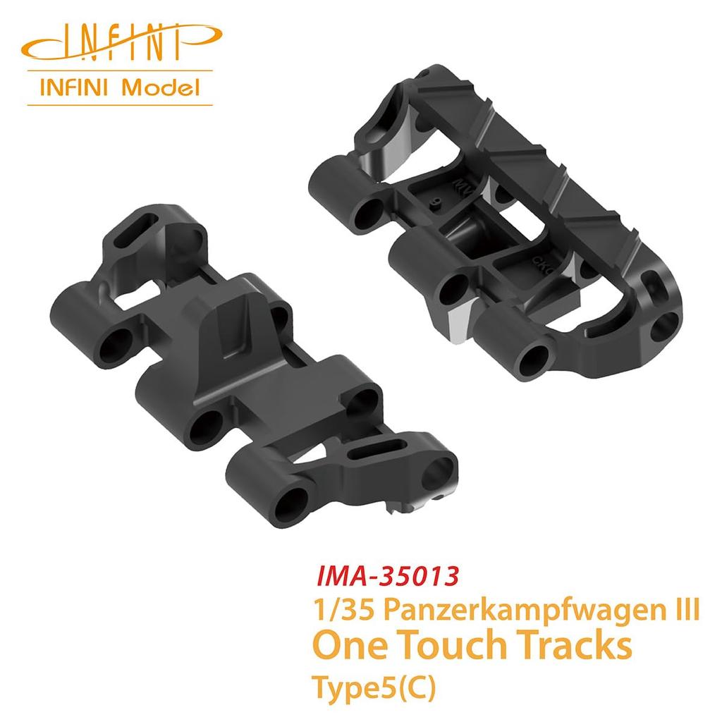 Infini Model German Type 5C Track for Panzer III Printed Connectable Plastic Model Parts IMA35013 1/35 (3D Track) (Tank)