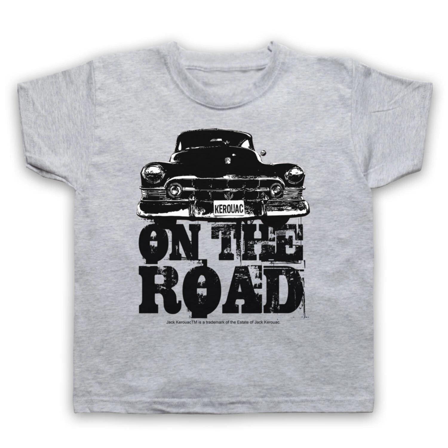 ON THE ROAD UNOFFICIAL CADDILLAC JACK KEROUAC CADDY KIDS CHILDS T-shirt 120