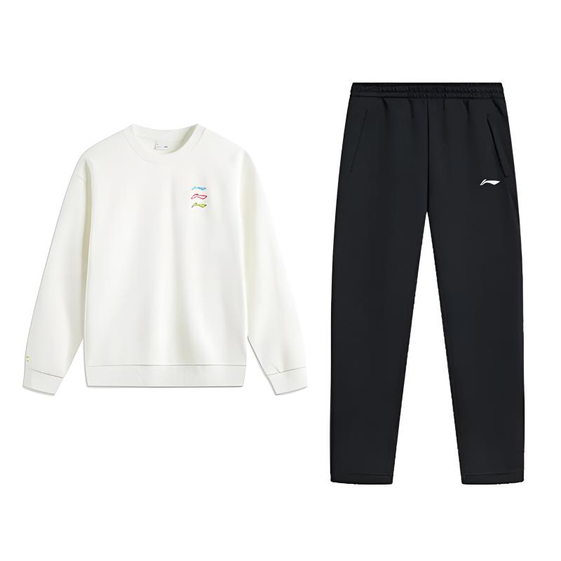 Li Ning Casual Sportswear Unisex Milky White+Black AWDUG03-8-AKLU-5