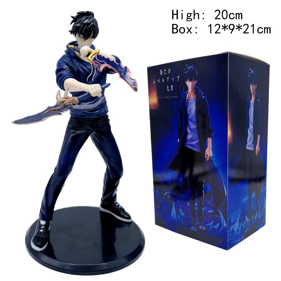 21cm Solo Leveling Sung Jinwoo Anime Figure Ore Dake Level Up Na Ken Shun Mizushino Action Figure Collectible Model Doll Toys