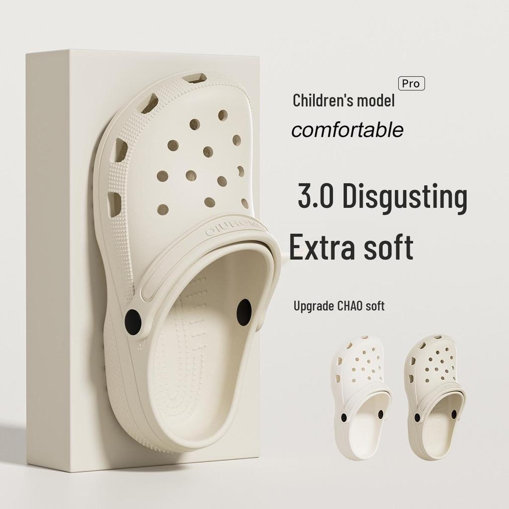 Lidani 2025 Kids' Anti-Slip Closed-Toe Crocs-Style Sandals