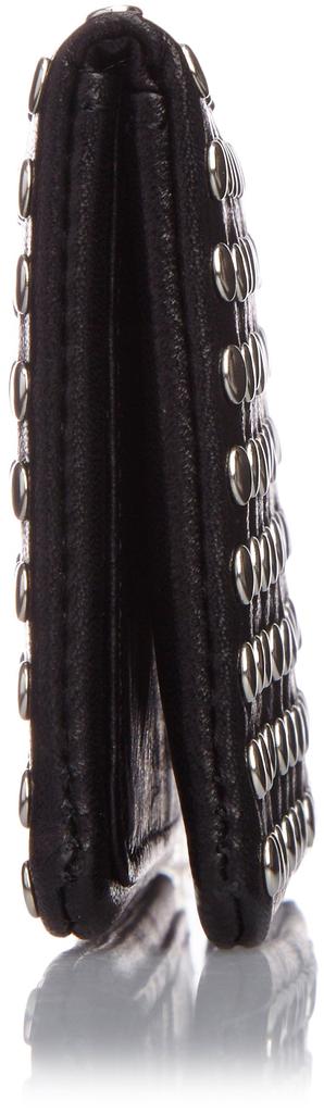 Visitkortshållare helt nitsmyckad koskinn silver [Patrick Stefan]