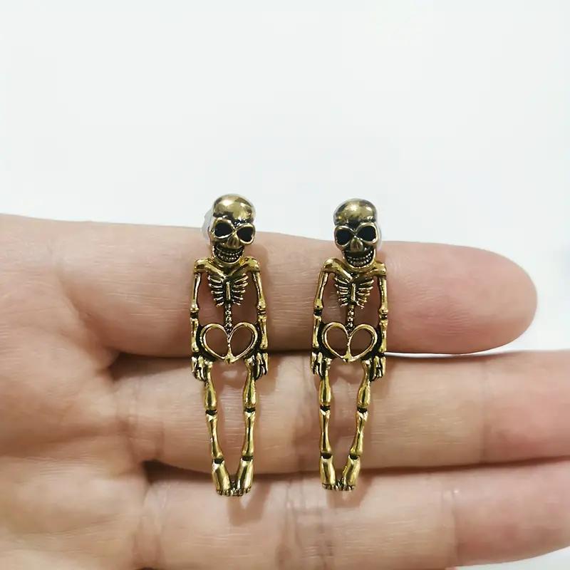 Skull Style Stud Earrings For Women Earrings Set Halloween Christmas Gif