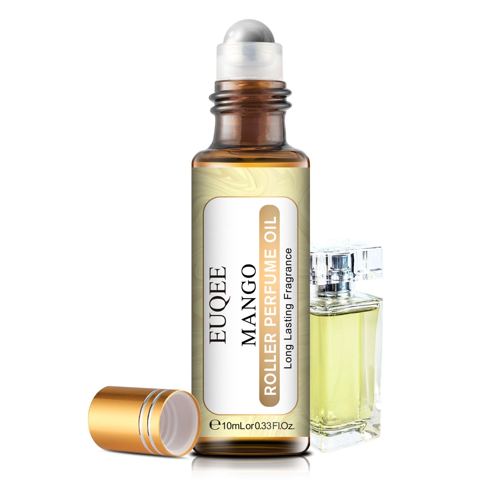 

5Pcs EUQEE Roller Парфумерна олія для зволожувача Аромат D-Jadore Angle Фрезія Кокос і ваніль Квіткова ефірна олія для дифузора DIY Perfume 5pcs-Mango