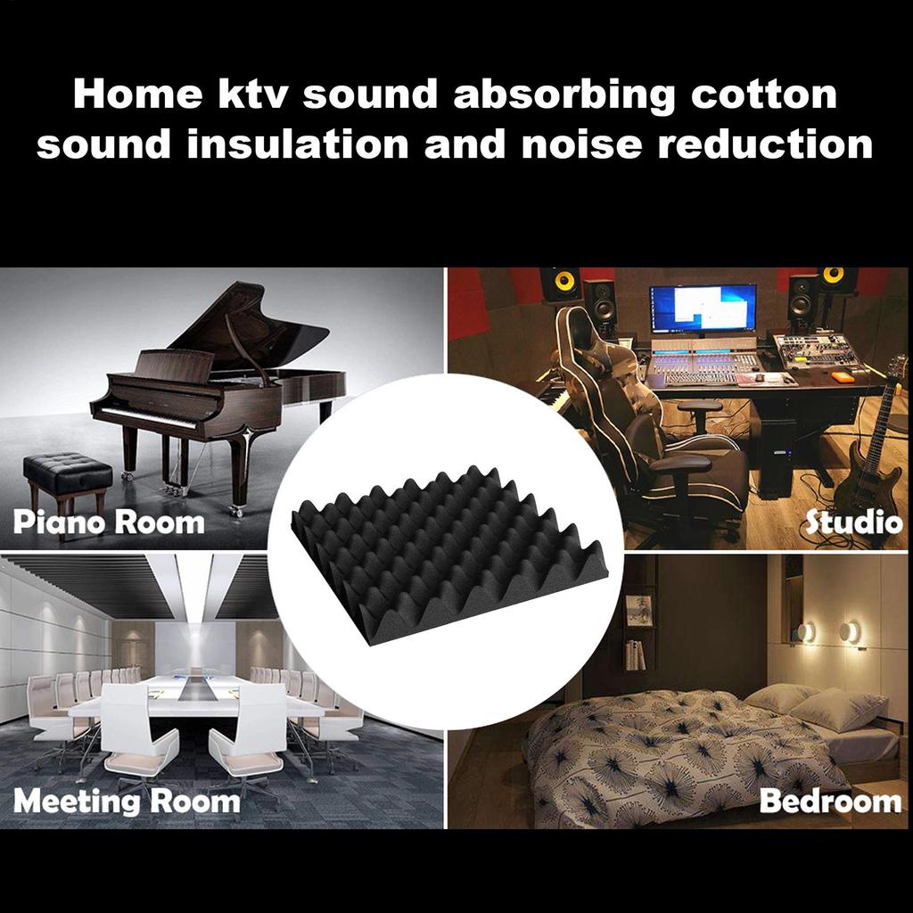 Acoustic Sound Panels Soundproof Foam Acoustic Panels for Walls Noise Cancelling Fire Resistant Soundproof Foam Insulation