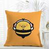 Cute IP Portrait Cushion Cover Comfort Daily Washable Linen Soft  for Sofa Bed Home Room Decor