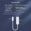 Type-C to Ethernet Adapter, 100M/1G Network Converter