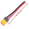 Yiqigou 2 Coppie Connettori XT60H Maschio e Femmina con Filo 150mm 12AWG con Filo in Silicone e Guscio per Lipo RC