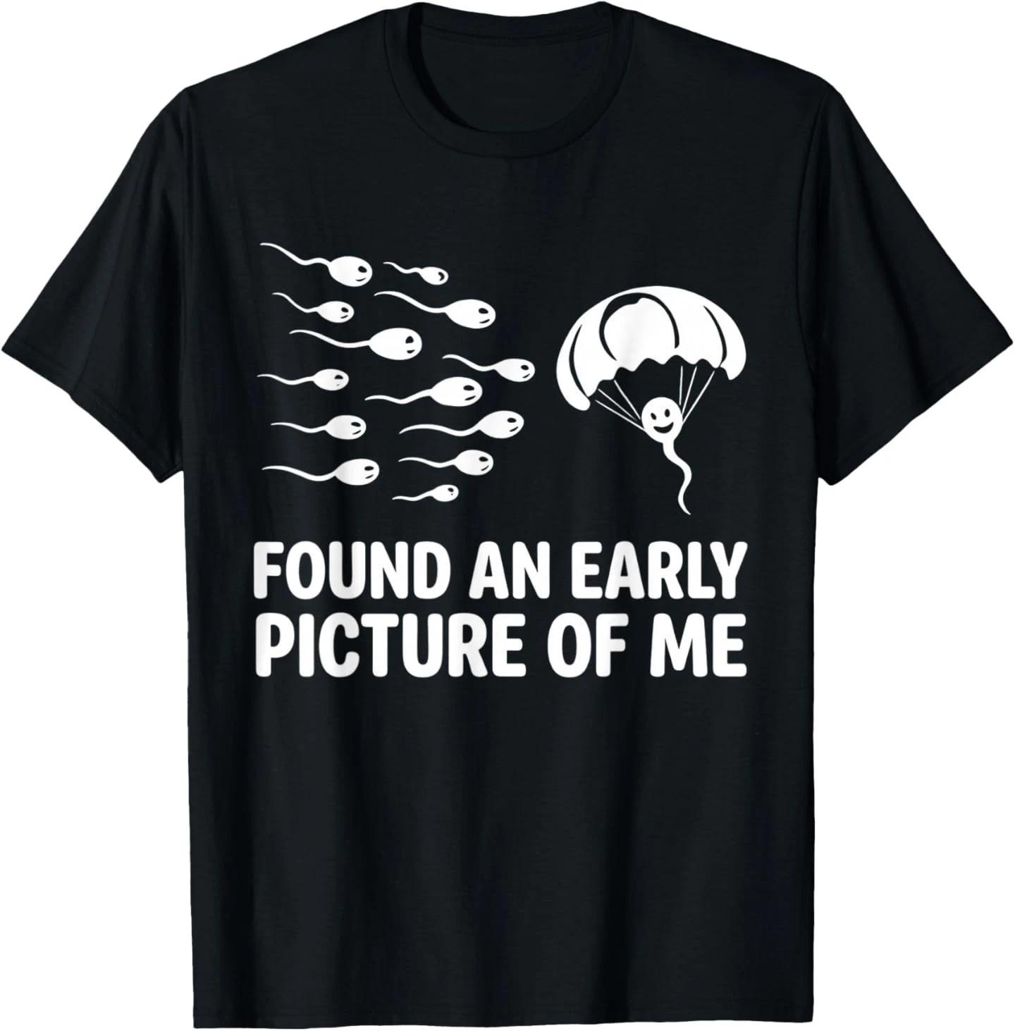

Found an Early Picture of Me Skydiving Funny T-Shirt S