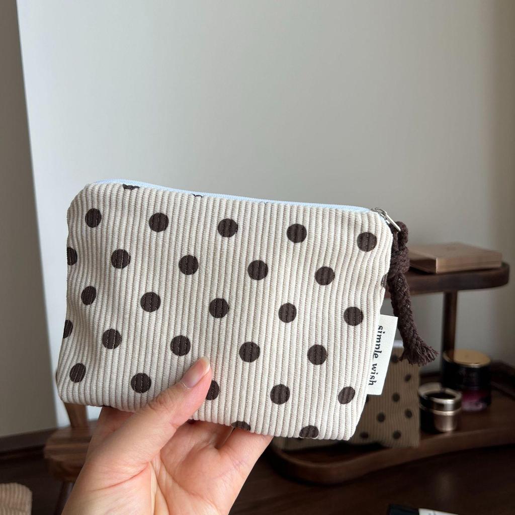 Mini Cotton Floral Organizer Bags for Women Bag Small Fabric Cosmetic Make Up Bag Little Purse Coin Pouch Children Cosmetic Case