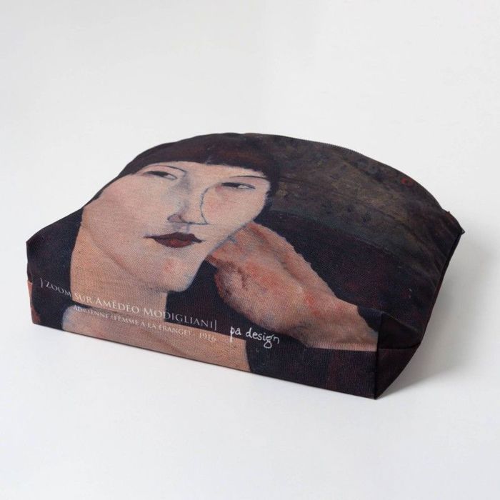Trousse de toilette - Zoom sur les visages (Modigliani) - Multicolore - Toile enduite doublée - Polyvalente