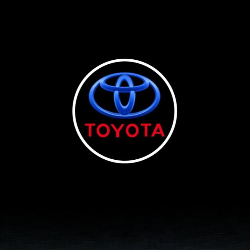 

LED Door Welcome Lights 2Pcs/4Pcs Logo Projector Lights for Toyota Camry Highlander Land Cruiser Reiz Avalon Car Accessories 2Pcs