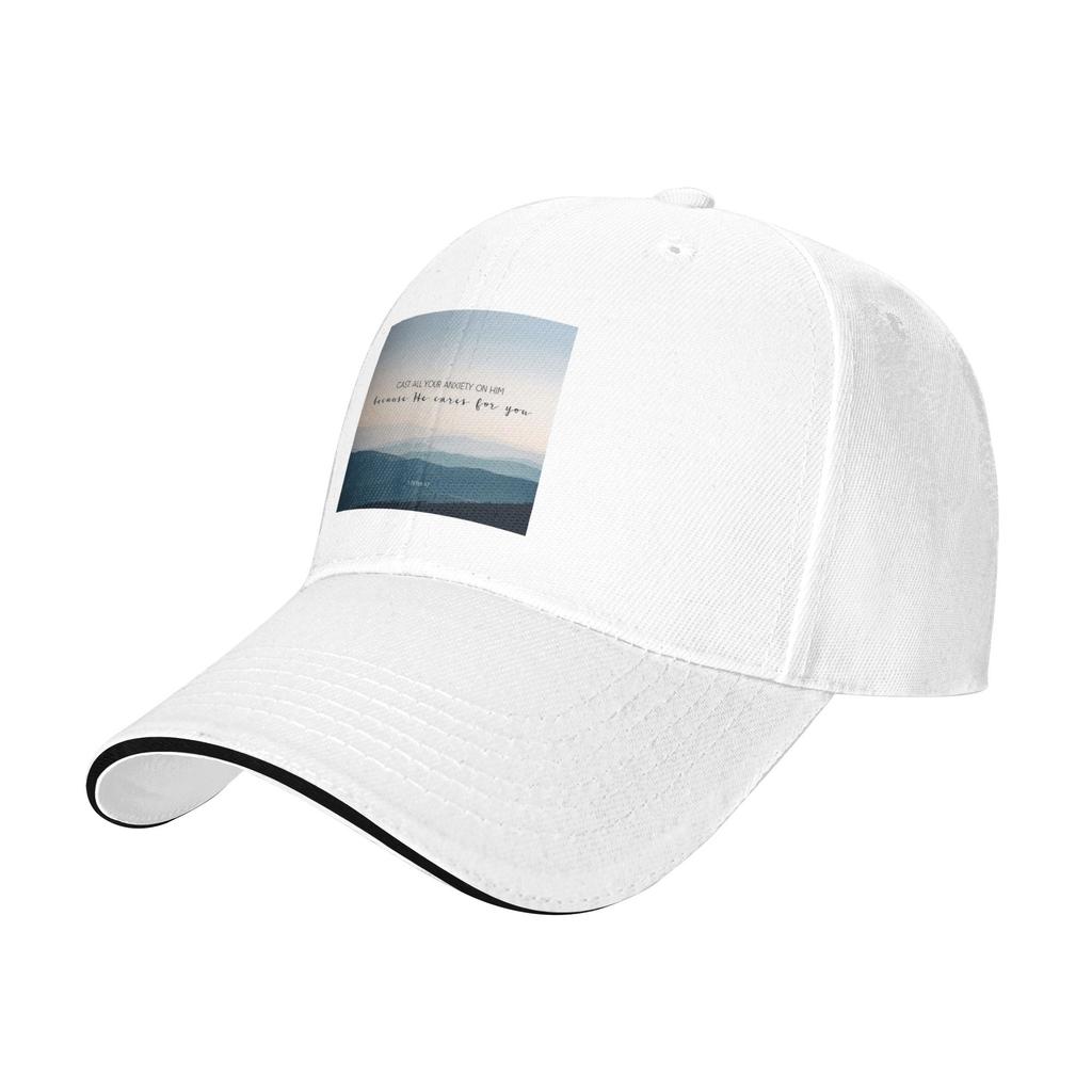 Christian Bible Verse Quote Anxi Cap Casual Baseball Caps Adjustable Hat Hip Hop Summer Unisex Baseball Hats Customizable