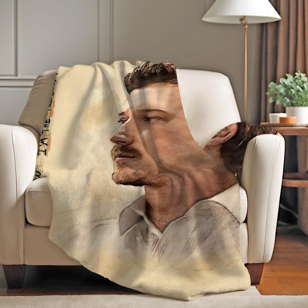 Singer M-morgan W-wallen Blanket Warm And Soft Suitable For Bedroom Living Room Sofa Bed Office Travel Camping