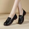 Fashion AIYUQI Loafers Women 2025 Spring New Genuine Leather British Style Women Shoes Slip-on Lazy Beanie Shoes Women