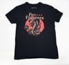 Foo Fighters Shirt für Erwachsene Größe Medium Schwarz Grafik Schlangen T-Shirt Rockkonzert Tour