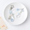 Cute Dolphin Pearls Pendant Keychain  Beaded Mobile Phone Chain Sweet Exquisite Backpack Decoration Accessories Gifts