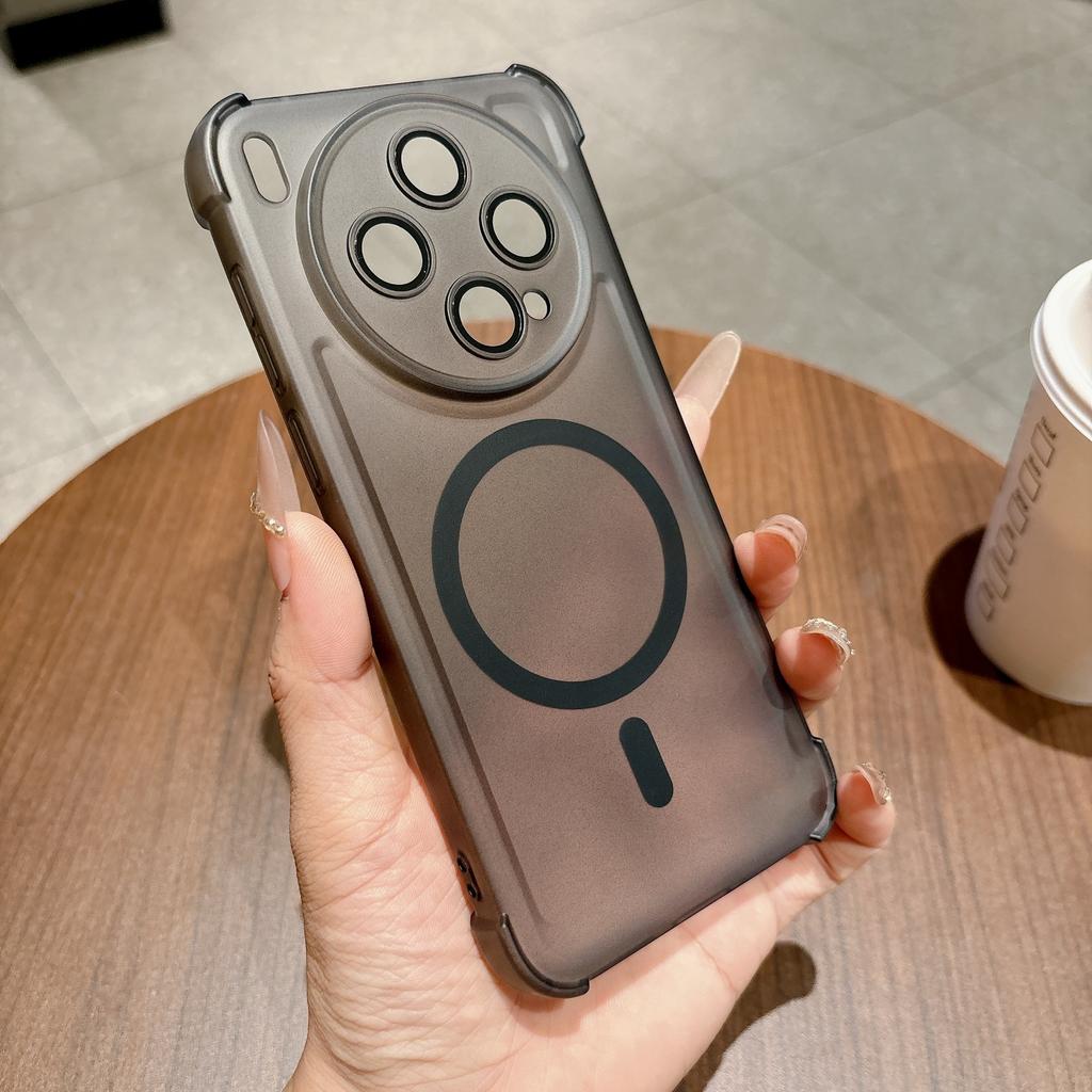 Applicable To VIVOx300s Mobile Phone Case Iqoo15u Matte Skin-sensitive Magnetic Suction Four-corner Airbag Anti-drop All-inclusive Protective Cover