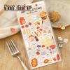 Synthetic Paper Stickers: Doudou Life Log Series - Korean Style Journal Illustrations