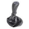 Leather Dust Cover for 5Speed Manual Transmission Shift Knob Designed for Fiat PUNTO 188 MK2 to Protect Agat Dust and Wear
