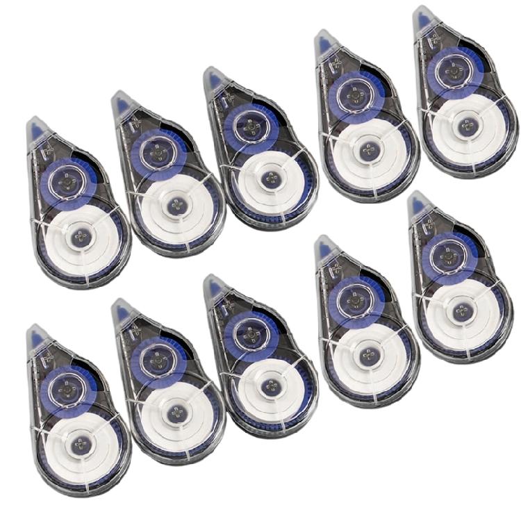 10Pcs Correction Tape Roller Total 80m for School and Office Supplies 8mx5mm White out Correction Tape for Writing