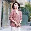 Middle-Aged Women's Lightweight Hooded Jacket