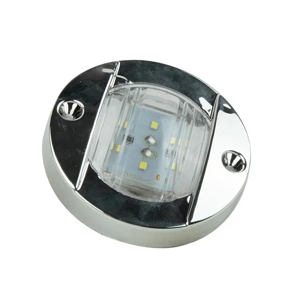 6LED Boat Indoor Chamber Light 12V Circular Yacht Light White Round Marine Boat LED Cabin Deck Courtesy Light Waterproof