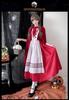 JUNDOMECY Halloween Cosplay Little Red Riding Hood Costume for Luxurious and Plus Size Outfit with Fairytale Character Costume for Cultural Stage and
