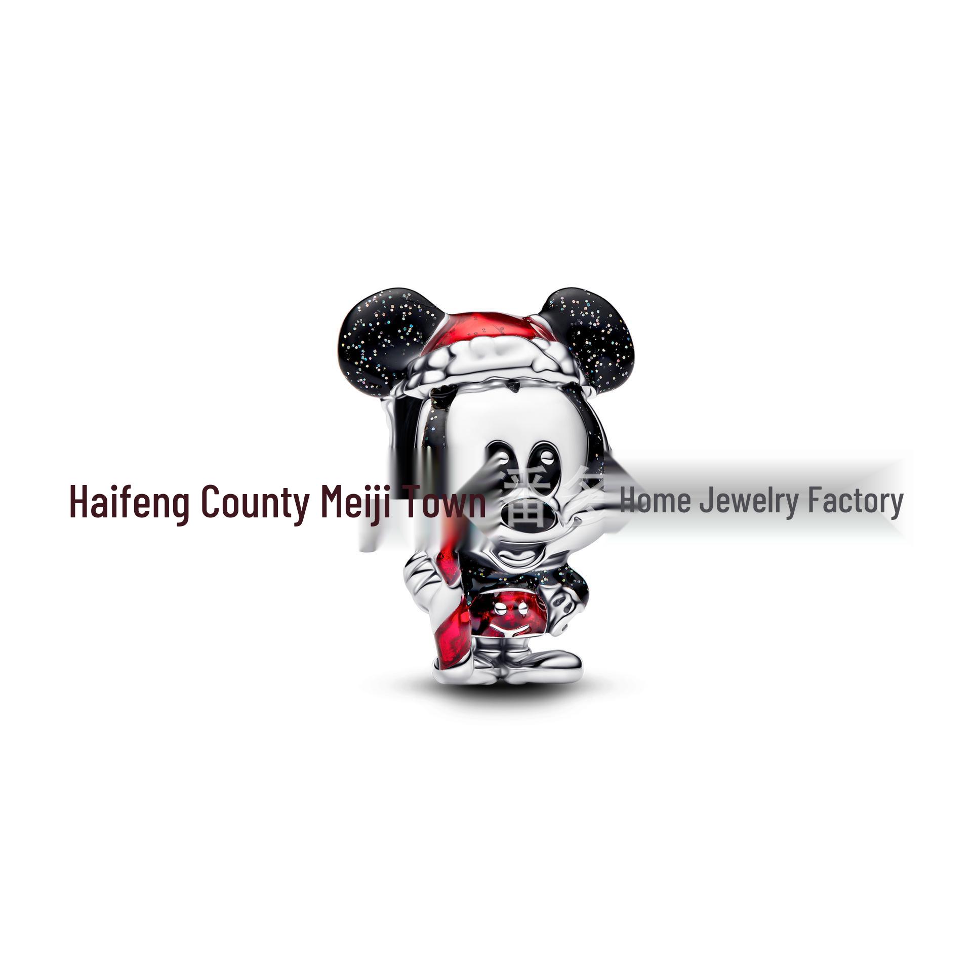 

Pandora S925 Серия Животные: Белые медные бусины-хамелеоны и слоны, аксессуары для DIY для женщин