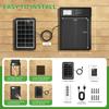 Automatic Chicken Coop Door Solar Powered with LCD Display, Automatic Chicken Door with Timer & Light Sensor - Remote Control