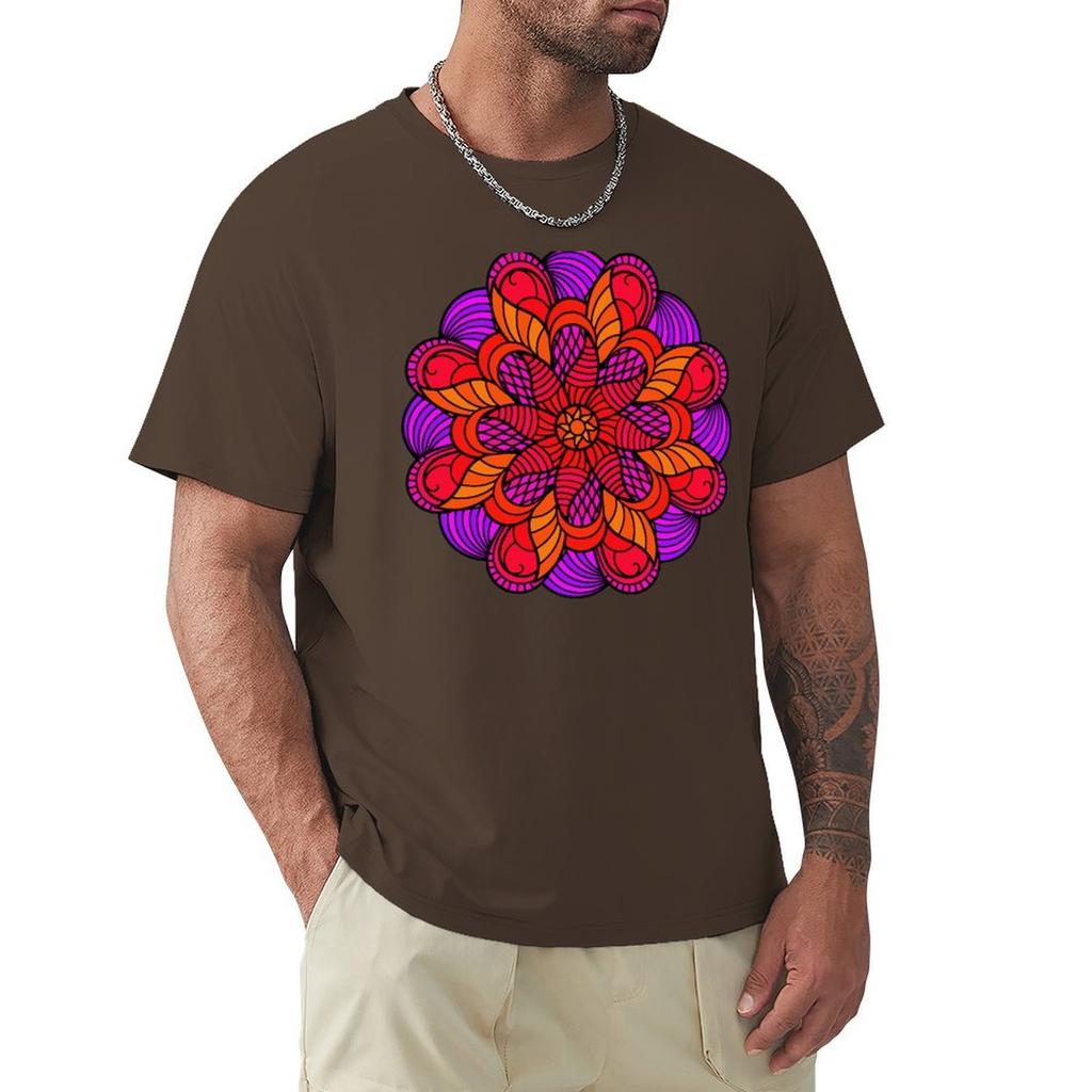 Mandala 16 T-Shirt Graphic Tee Shirt Sports Fans Anime Stuff Mens T Shirt