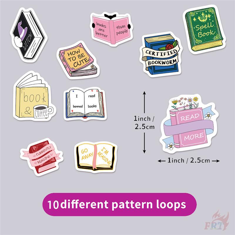 500Pcs/Roll Funny Bookish Art Kids Rewards Stickers - DIY Scrapbooks Album Decor Sealing Label Decals