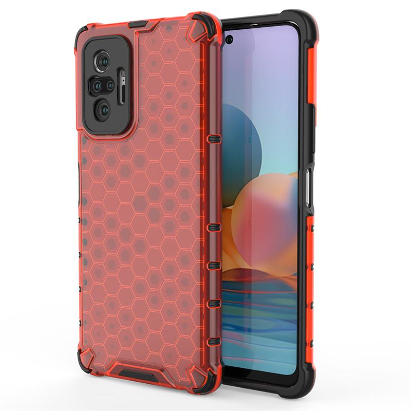 Shockproof Transparent Case For Redmi Note 10 Pro Honeycomb Armor Case For Redmi Note 10 Pro Case Cover For Redmi Note 10 Pro