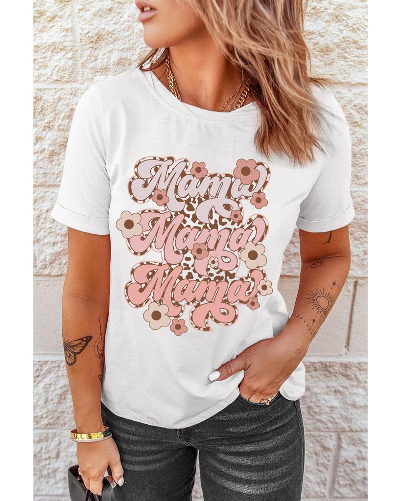 Azura Exchange Leopard Print Short Sleeve Graphic Tee