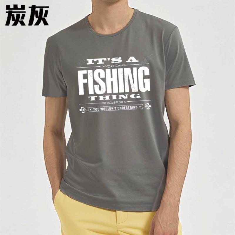 Mens Brand Summer Teeshirt Gift Tops Men ItS A Fishinger Thing Angling Carp Gift For Him Dad Grandad Many Color Fashion Tee