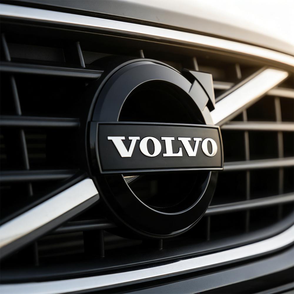 Car Front Grille Logo Letter Decorative Badge Accessories Steering Wheel Sticker for Volvo Rdesign XC90 S60 XC60 V70 S80 S40 V50