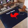 Personalized Crystal Velvet Carpet France National Football Team Pattern Non Slip Floor Rug