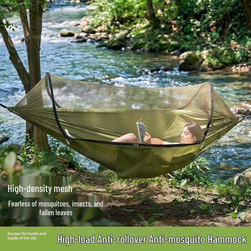 Portable Camping Hammock with Mosquito Net