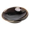 Ceramic Small Amber X 27979 Lotus-Shaped Plate, Glaze, 6.5 H2.2(1.7)cm,