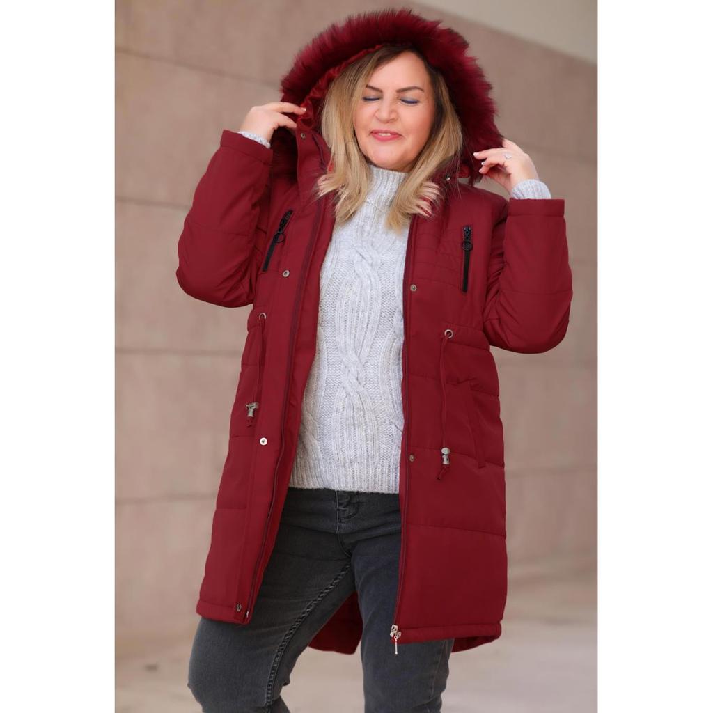 burgundy plus size jacket