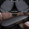Nappa Leather Summer Car Seat Cushion Set - Durable, Non-Slip, Universal Fit for Five-Seat Vehicles