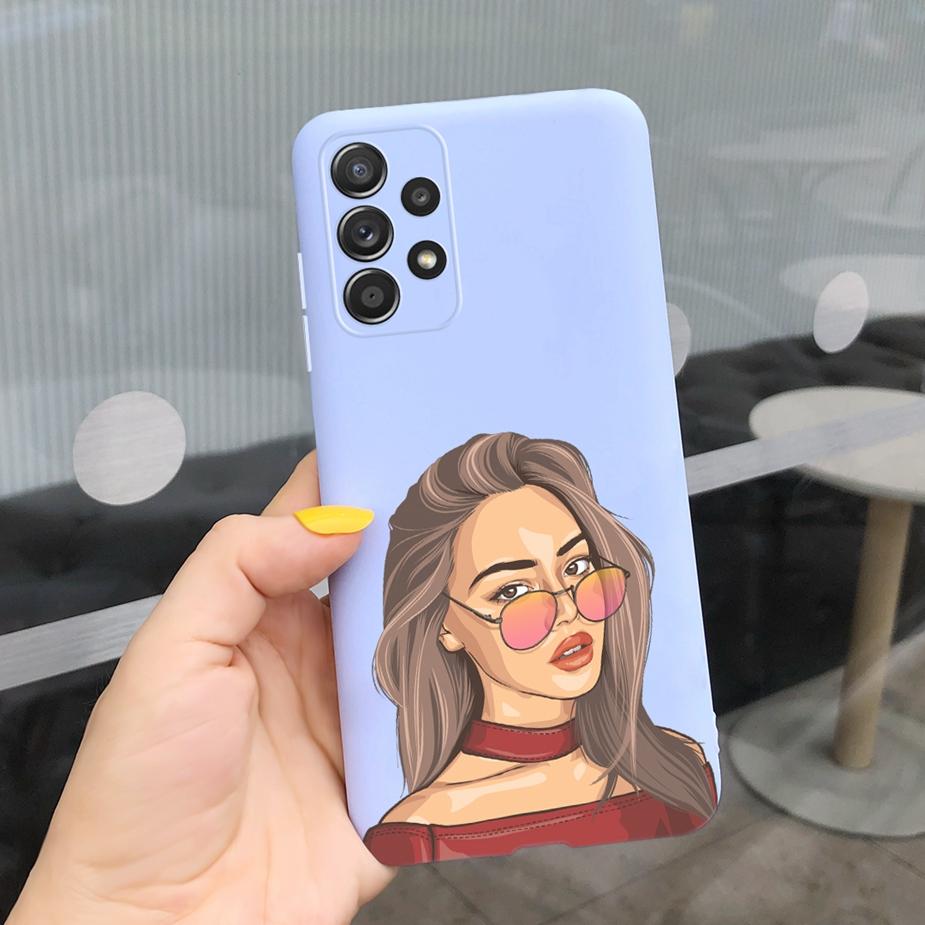 For Samsung Galaxy A23 Case SM-A235F Beautiful Girls Flowers Soft Silicone Case For Samsung A23 A 23 Back Cover GalaxyA23 Fundas