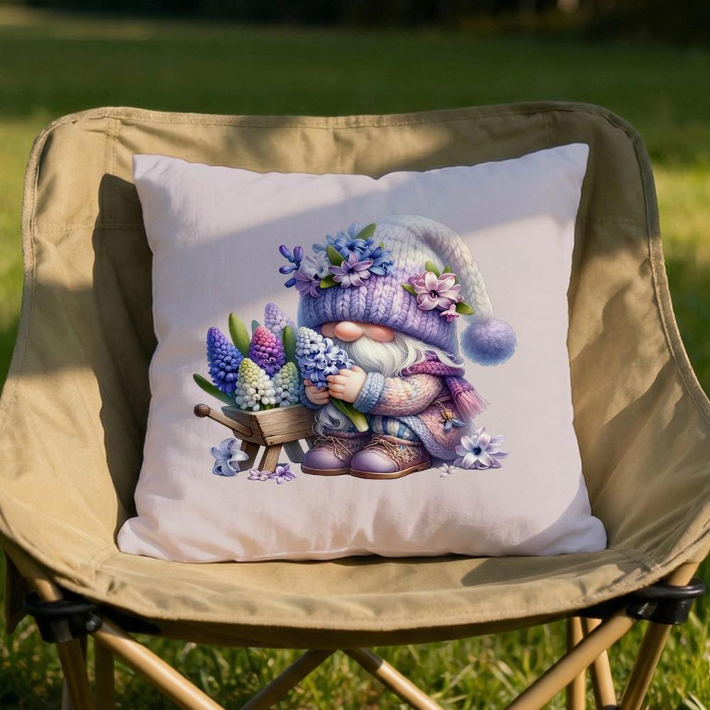 Everyday Gnomes Cushion Cover Soft Reversible Durable Pillow Cover MultiScene Use for Home Car Daily Comfort