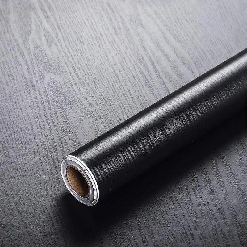 PVC Waterproof Self Adhesive Wallpaper Wall in Rolls Furniture Cabinets Vinyl Decorative Film Wood Grain Stickers For Home Decor