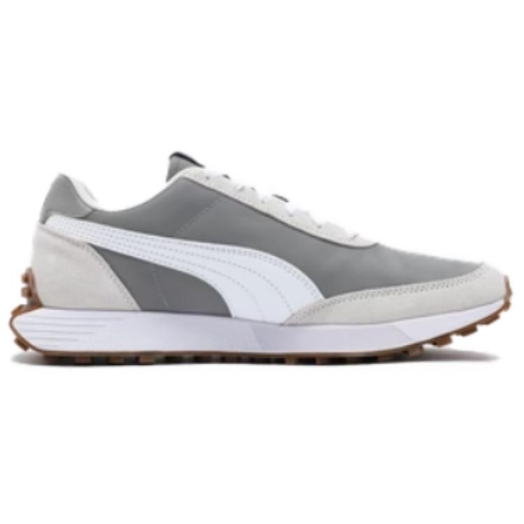 Puma Runtamed Series Lugged Classic Retro Versatile Low-Top Lifestyle Casual Shoes Unisex sneaker Light-Gray 401605-04