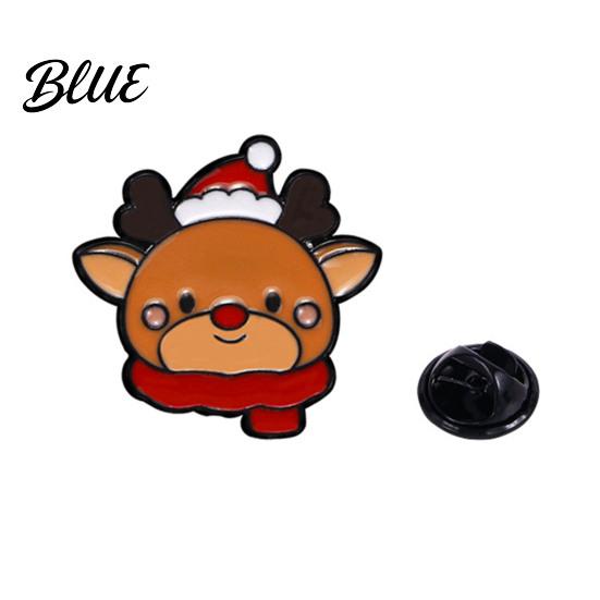 Elch Beutel Dekoration Anstecknadel Weihnachten Cartoon Emaille Brosche Weihnachtsmann Schneemann Baum Abzeichen Anstecker Weihnachten Verzierungen Taschen Schals Kleidung Dekorative