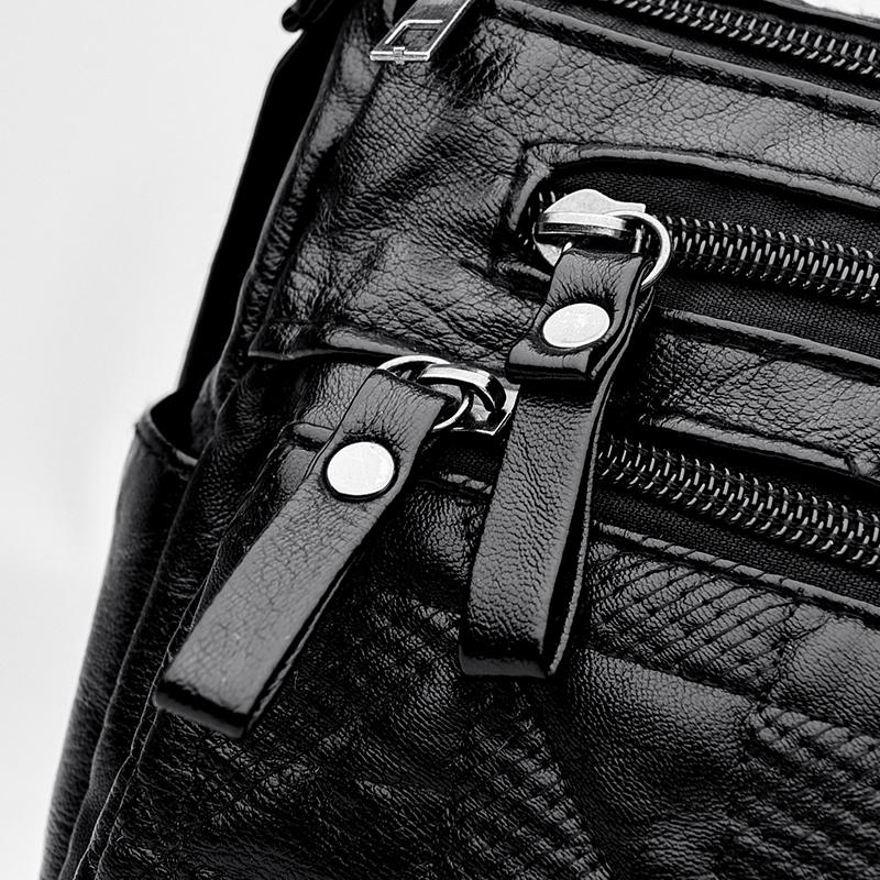 Mother Bag Women's PU Crossbody Bag Large Capacity Shoulder Bag Middle-aged Women's Bag